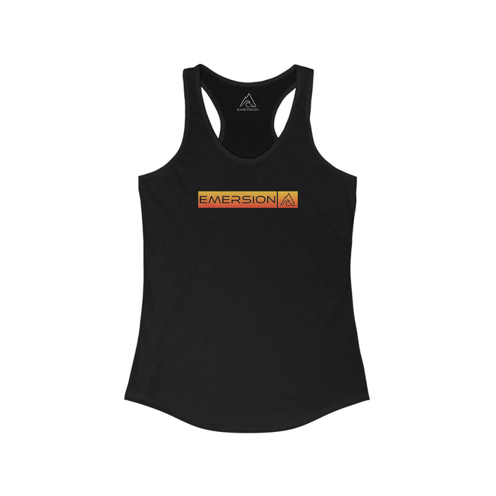 W's Sunset Logo Racerback Tank