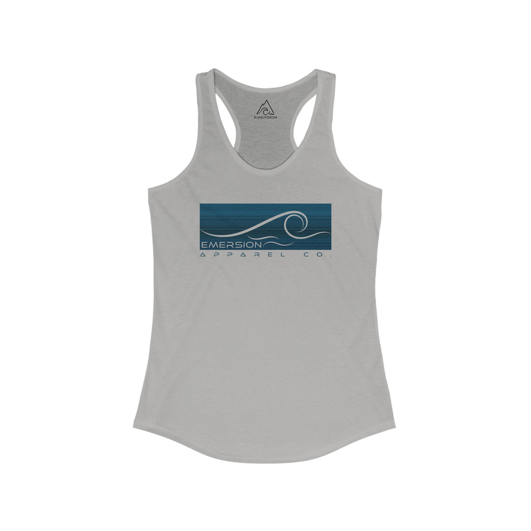 W's Blue Swell Racerback Tank