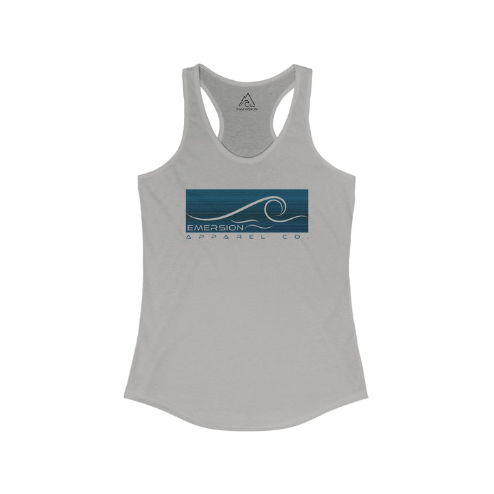 W's Blue Swell Racerback Tank