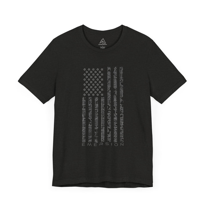 American Flag Topo Tee