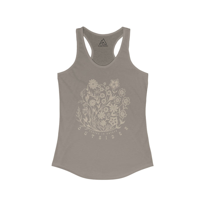 W's Floral Outsider Racerback Tank