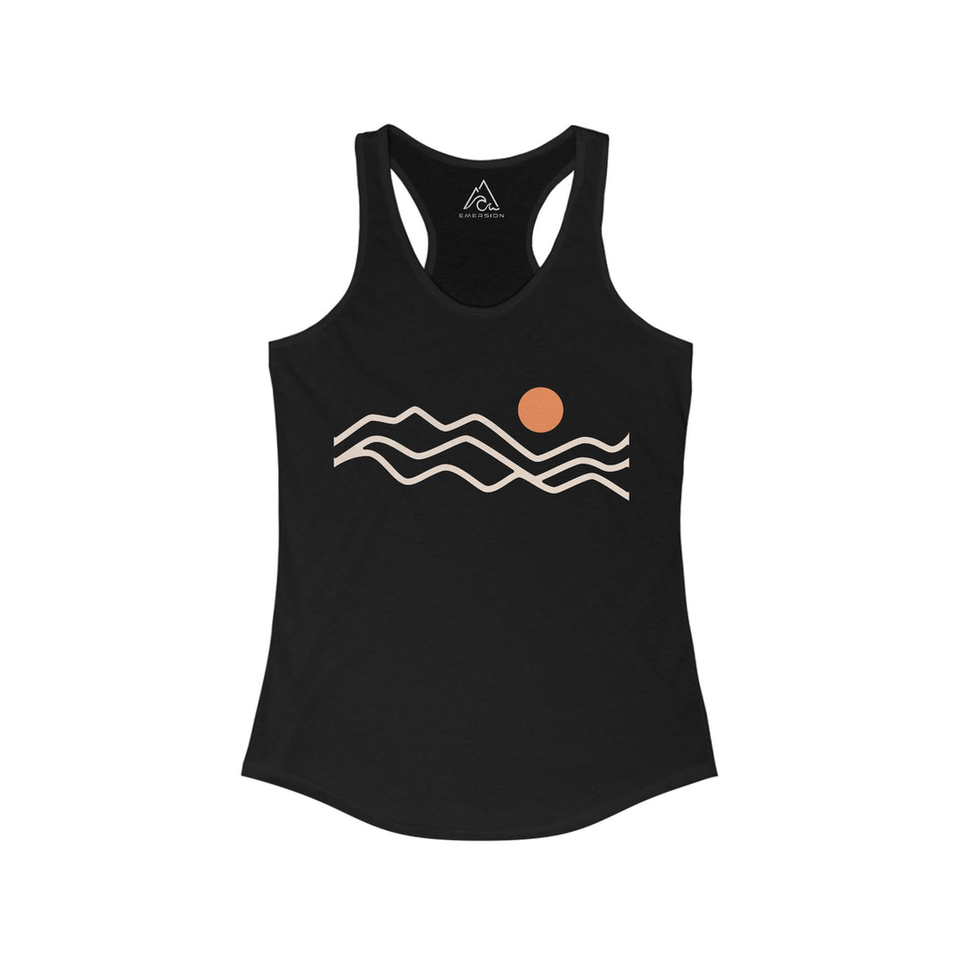 W's Mountain Sunset Racerback Tank