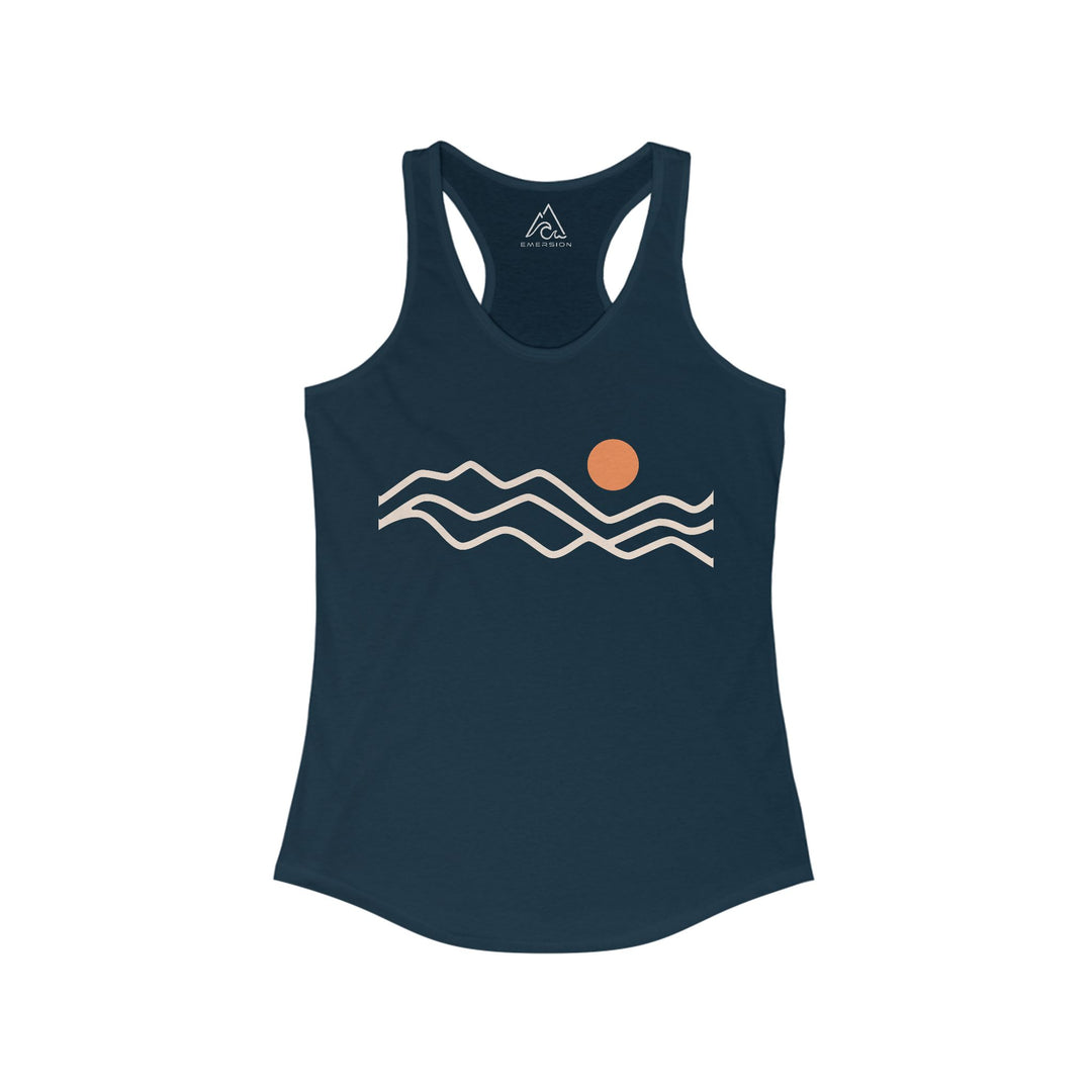 W's Mountain Sunset Racerback Tank