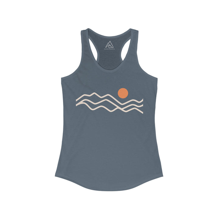 W's Mountain Sunset Racerback Tank