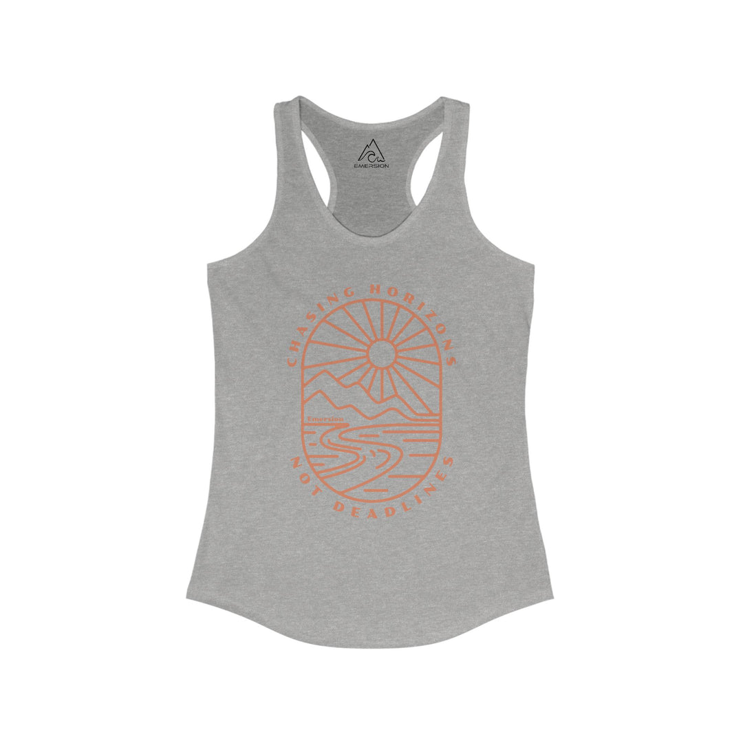 W's Chasing Horizons Racerback Tank