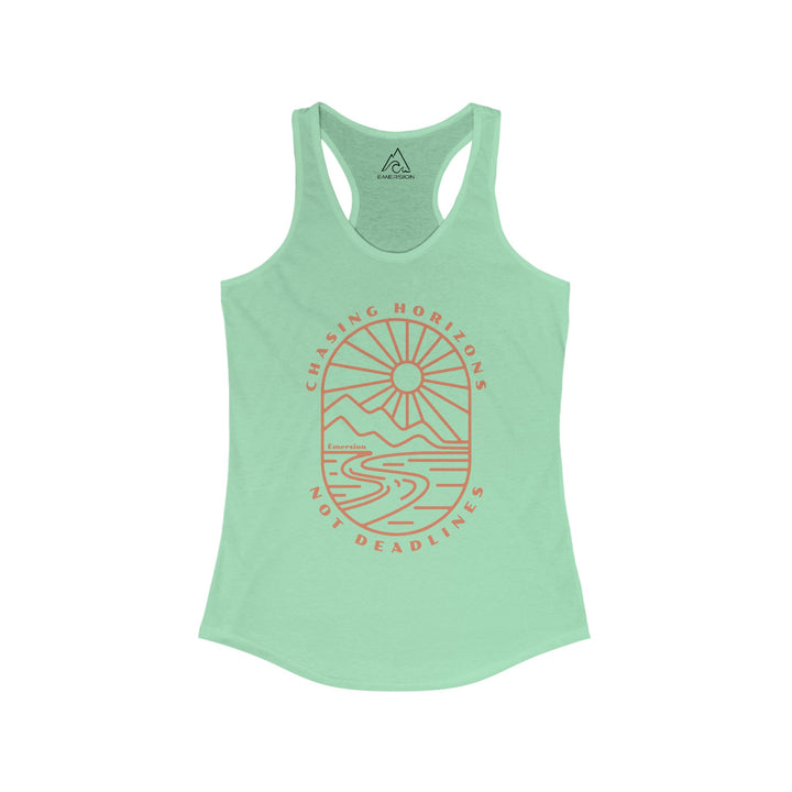 W's Chasing Horizons Racerback Tank