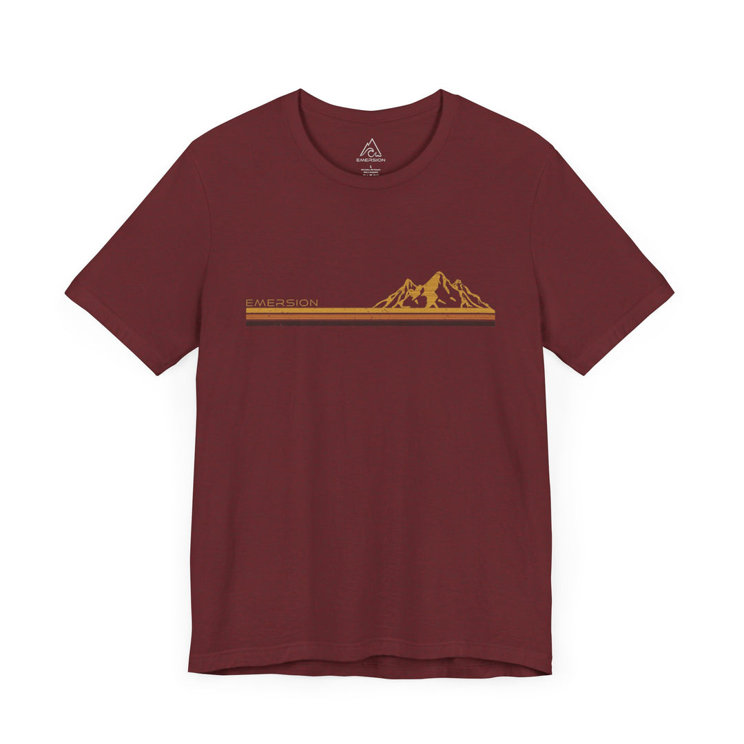 Retro Mountain Lines Tee