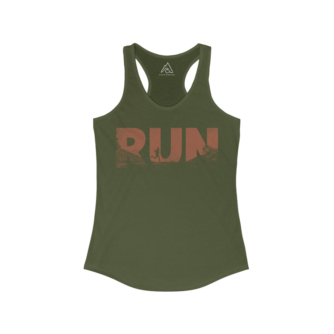 W's Run Racerback Tank