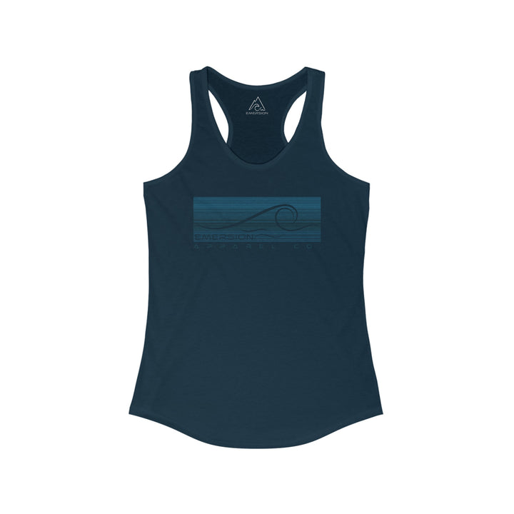 W's Blue Swell Racerback Tank