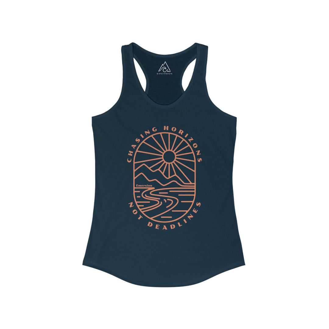 W's Chasing Horizons Racerback Tank