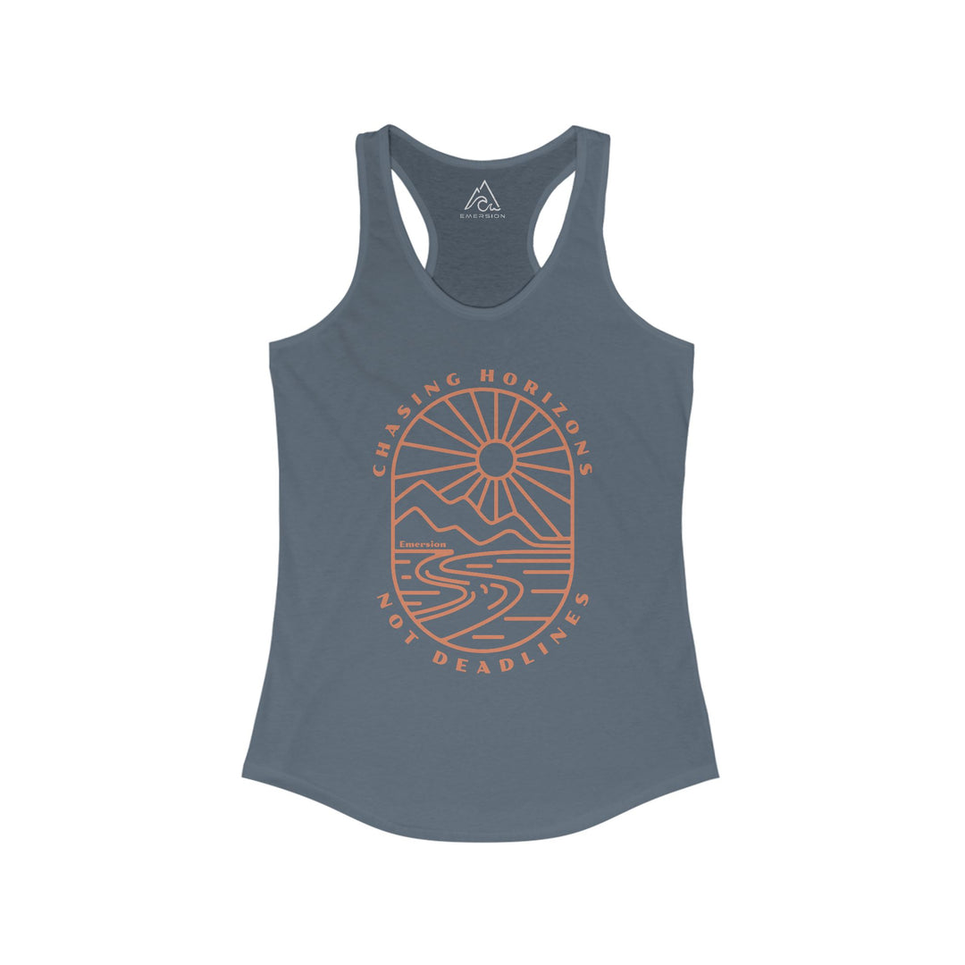 W's Chasing Horizons Racerback Tank