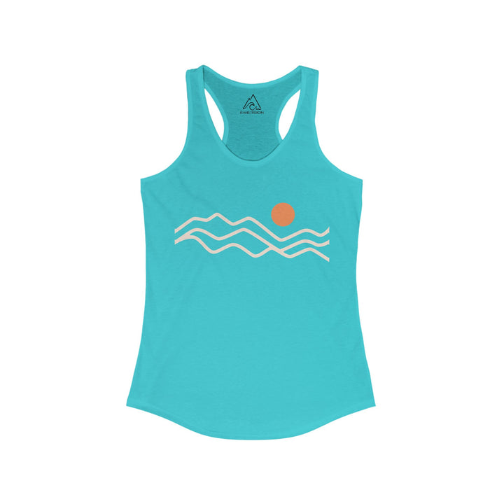 W's Mountain Sunset Racerback Tank