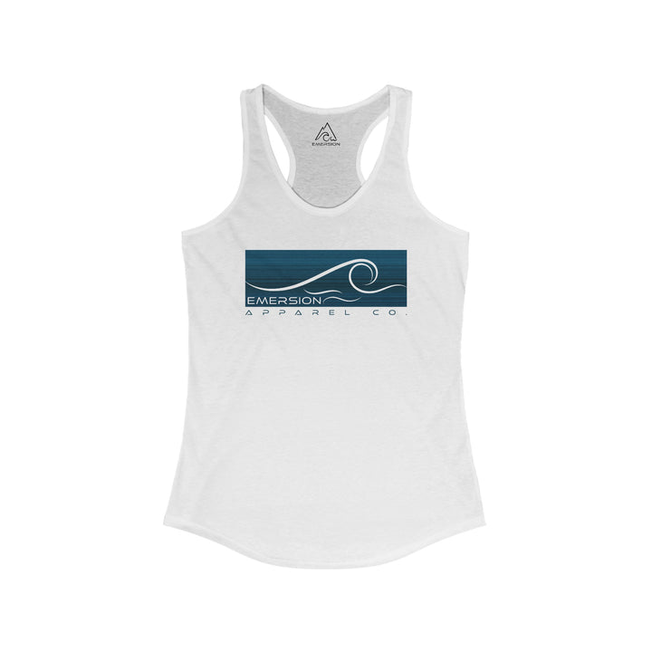 W's Blue Swell Racerback Tank