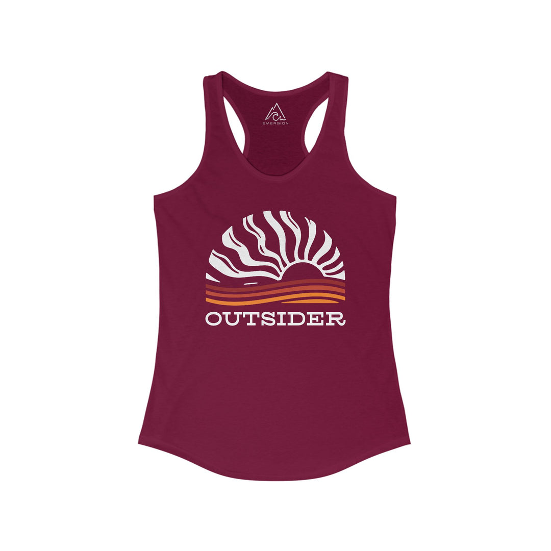 W's Outsider Sun Racerback Tank