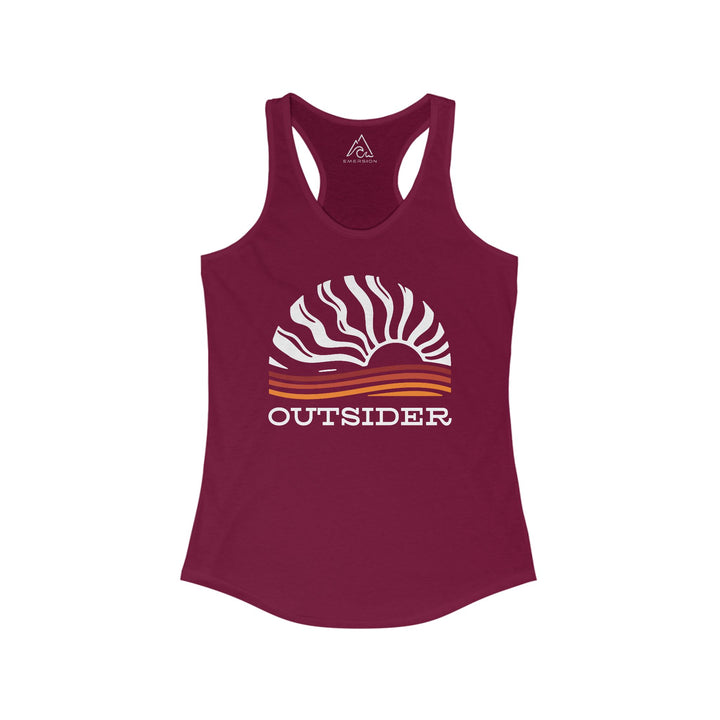 W's Outsider Sun Racerback Tank