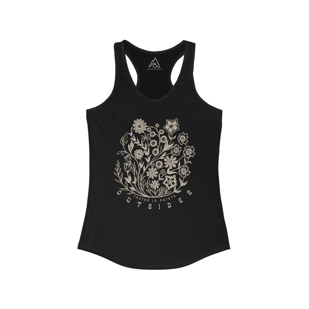 W's Floral Outsider Racerback Tank