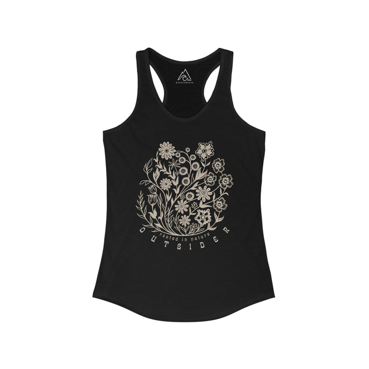 W's Floral Outsider Racerback Tank