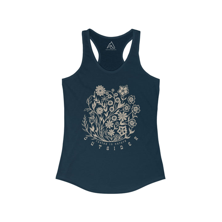 W's Floral Outsider Racerback Tank