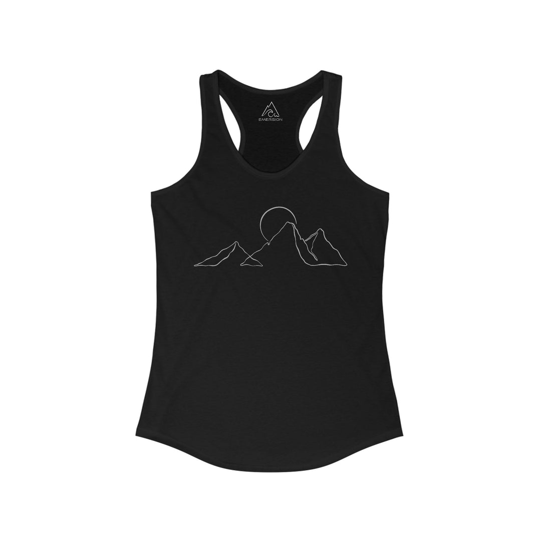 W's Mountain Sketch Racerback Tank