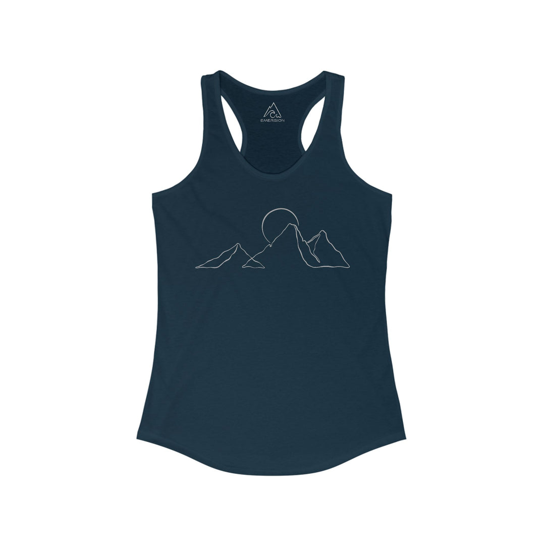 W's Mountain Sketch Racerback Tank