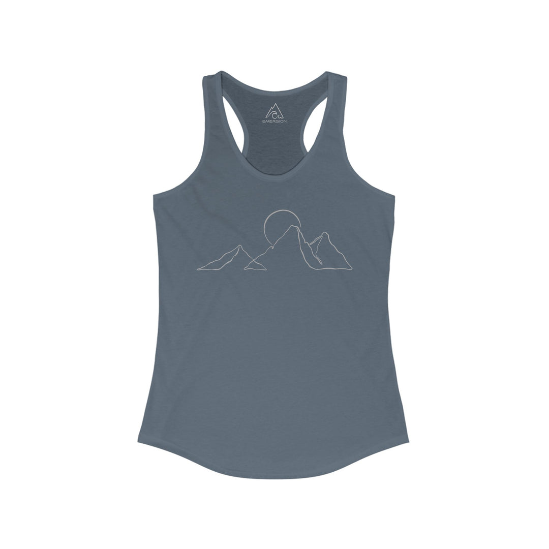 W's Mountain Sketch Racerback Tank