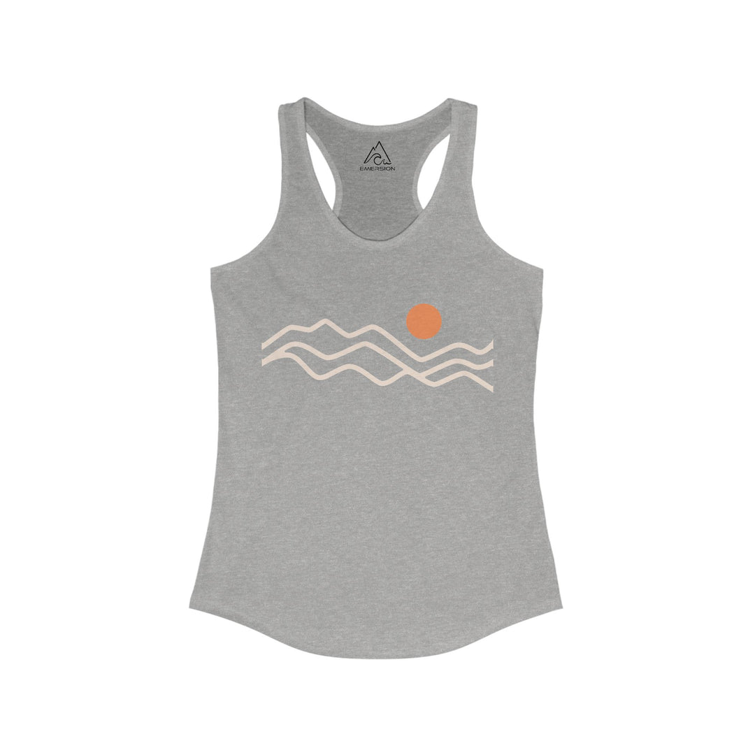 W's Mountain Sunset Racerback Tank