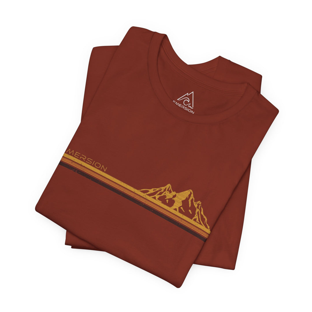 Retro Mountain Lines Tee