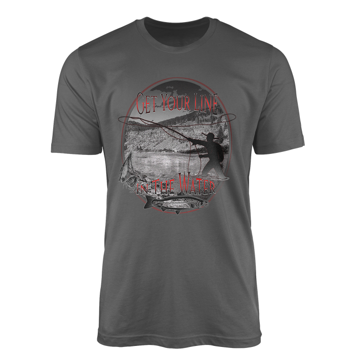 Get Your Line In The Water Fly Fishing Tee