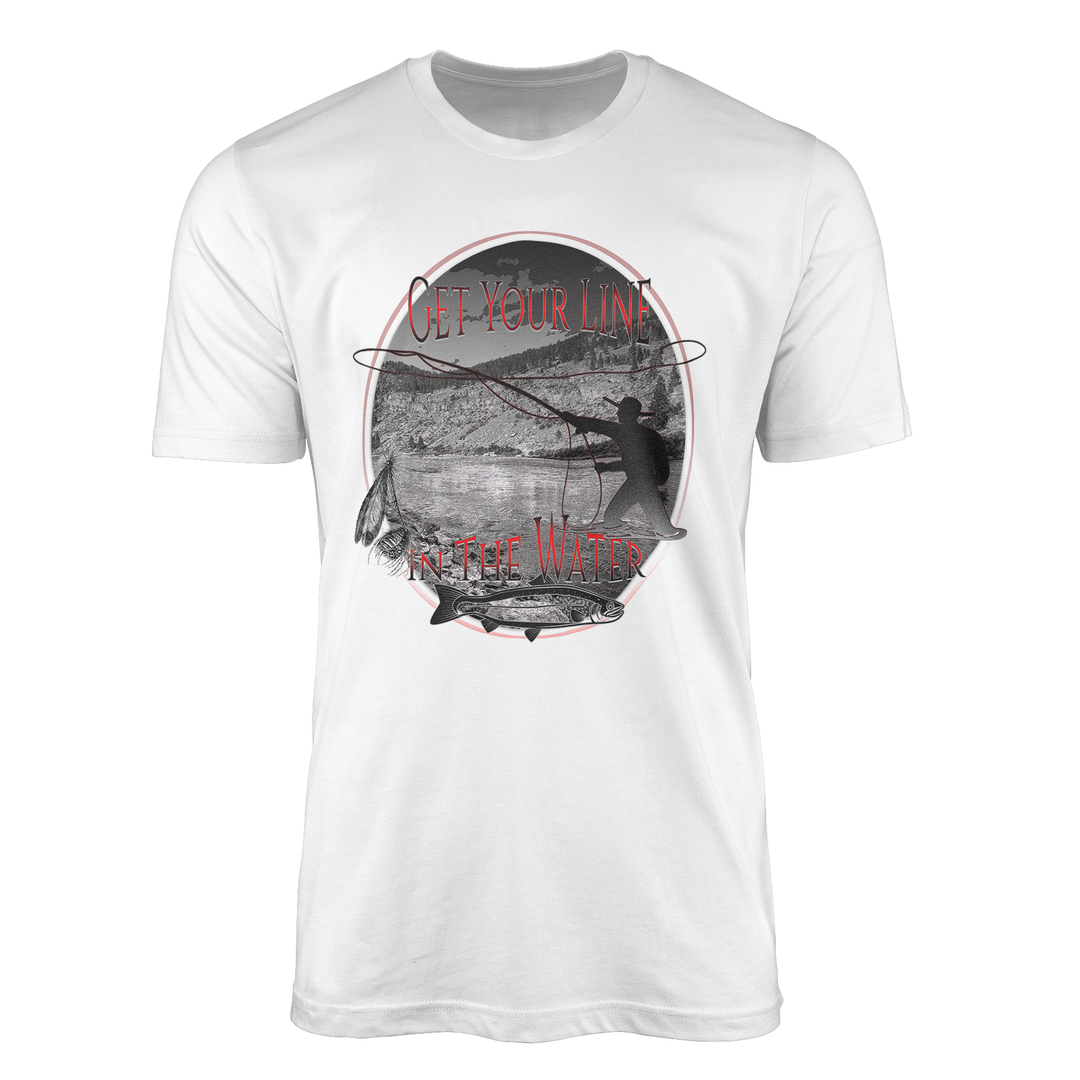 Get Your Line In The Water Fly Fishing Tee