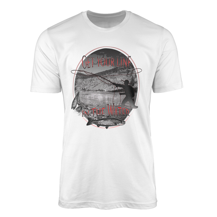 Get Your Line In The Water Fly Fishing Tee