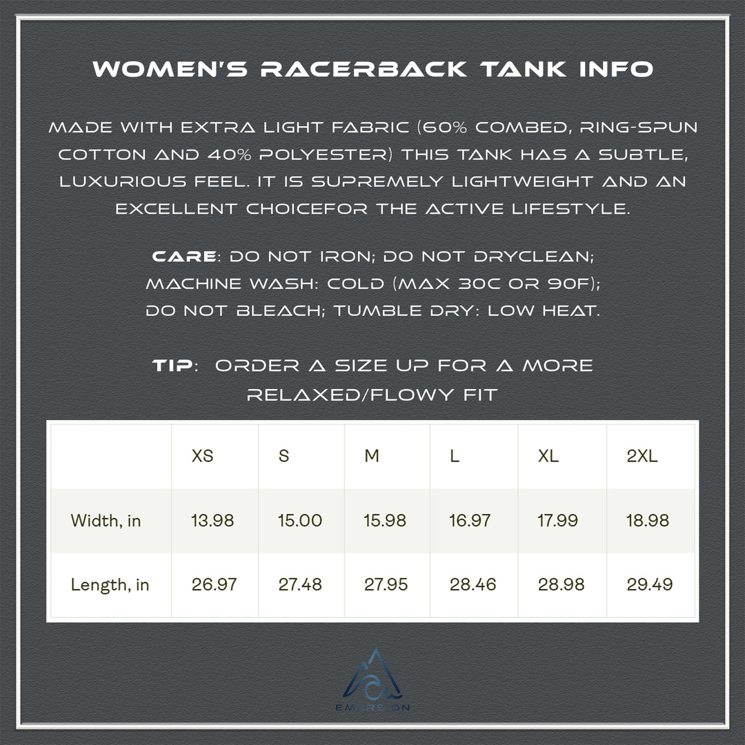 W's Mountain Sketch Racerback Tank