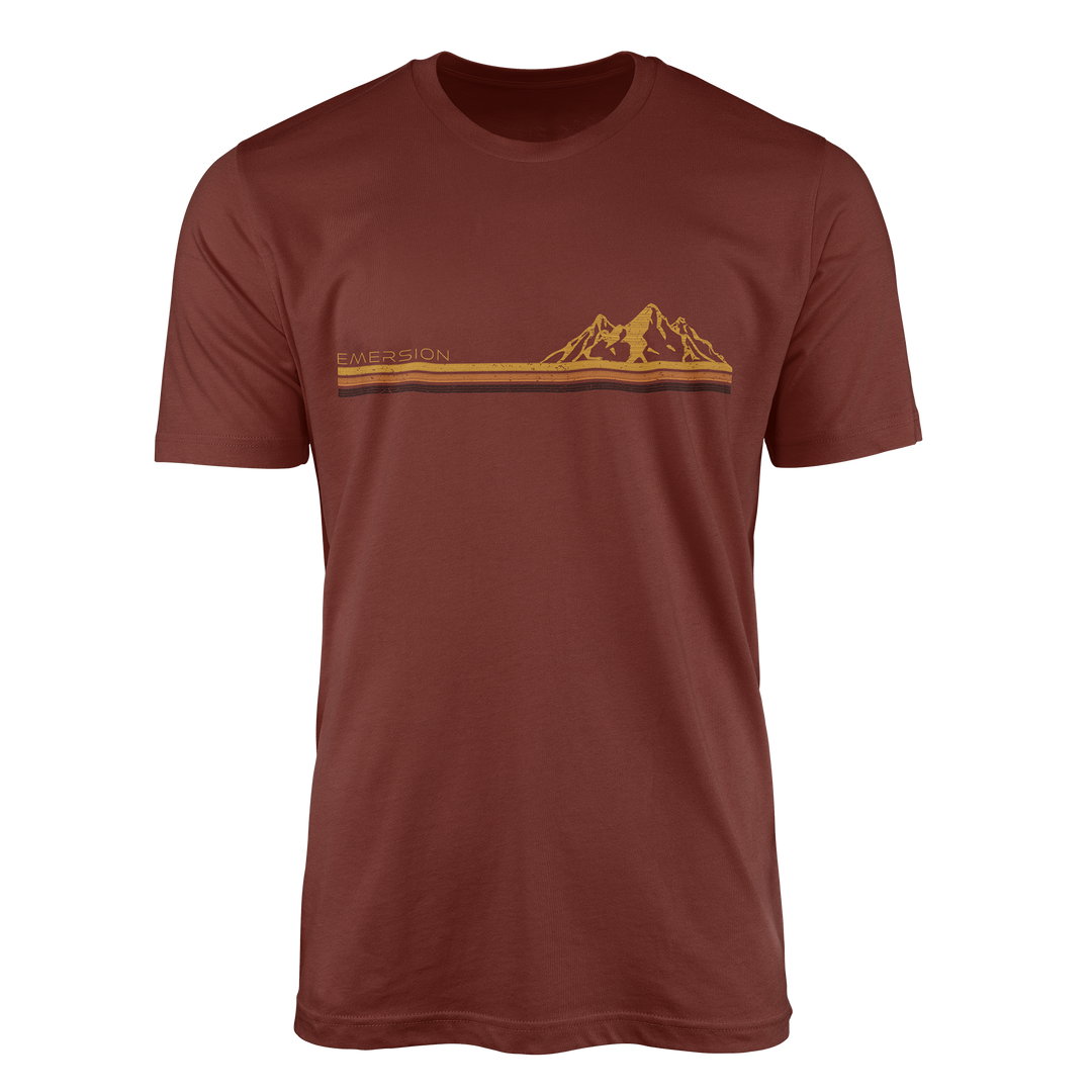 Retro Mountain Lines Tee