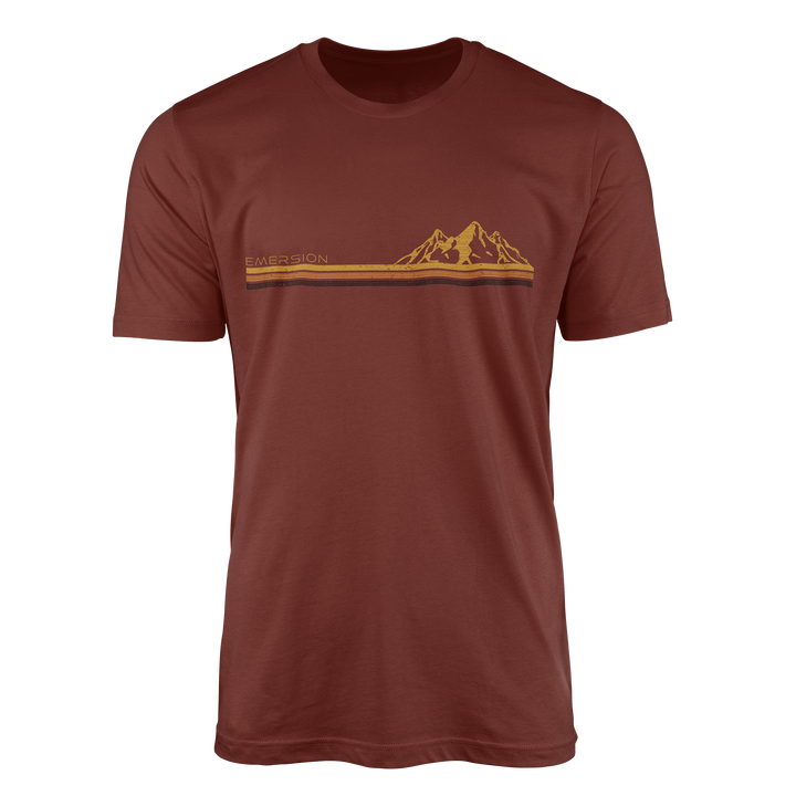 Retro Mountain Lines Tee