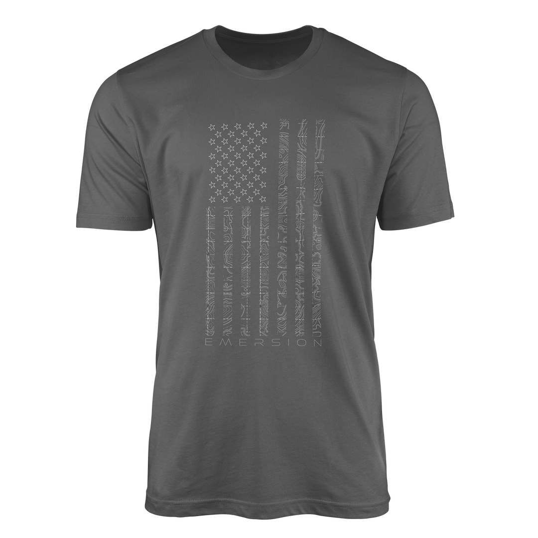 American Flag Topo Tee