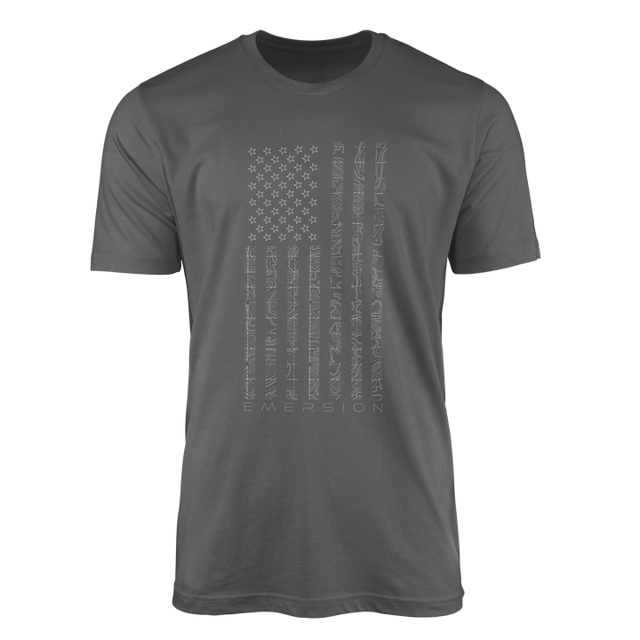 American Flag Topo Tee