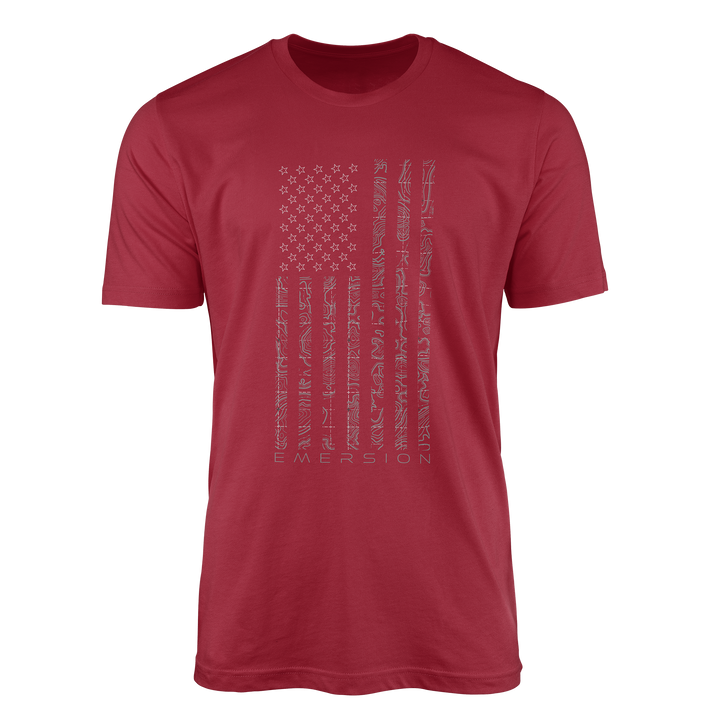 American Flag Topo Tee