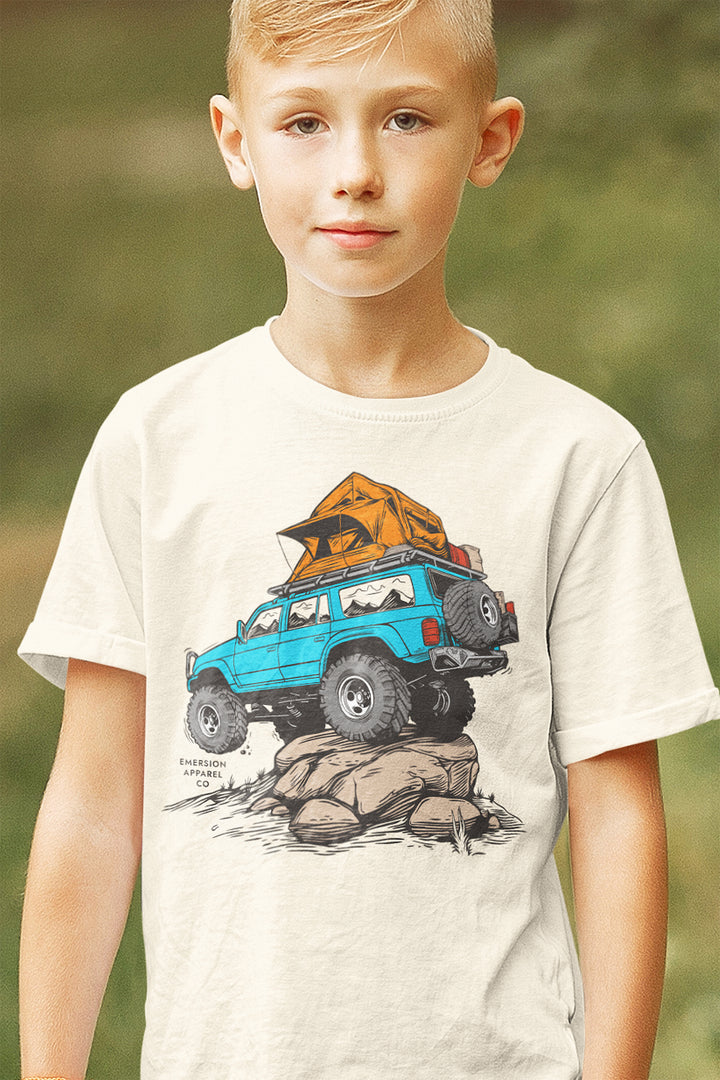 Youth Camp 4x4 Tee