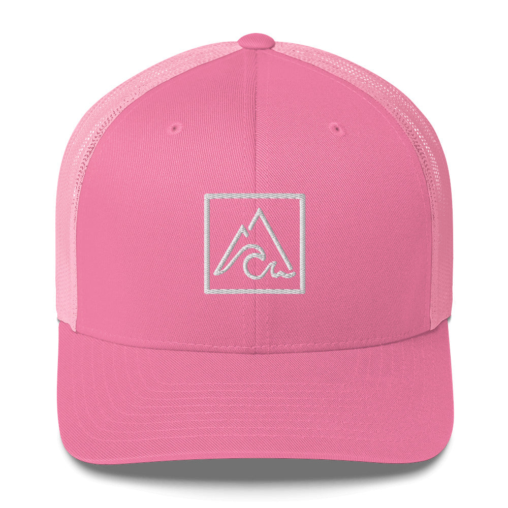 Square Logo Trucker Hat