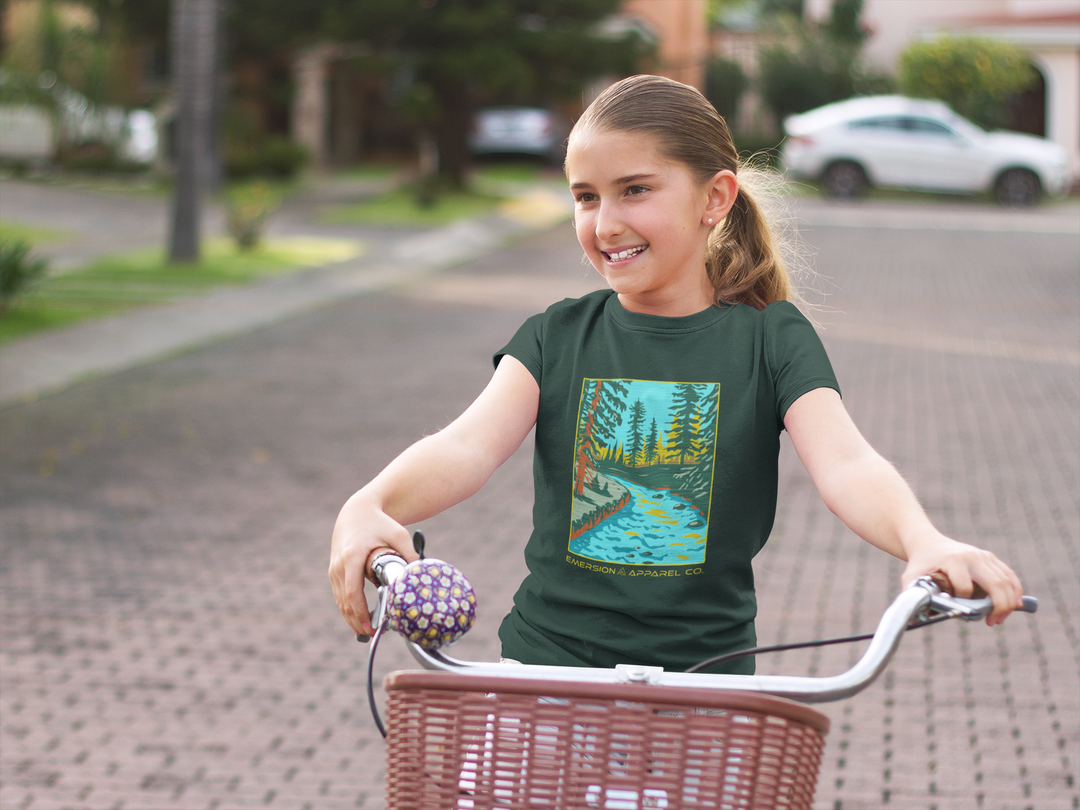 Youth Forest Stream Tee