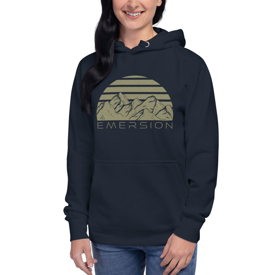 Mountain Sunset Fleece Hoodie