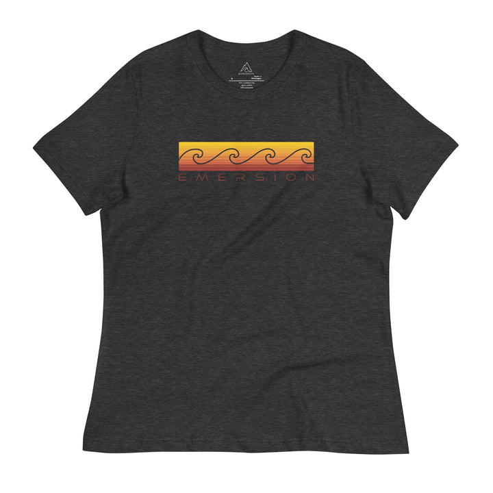 W's Sunset Waves Relaxed Tee