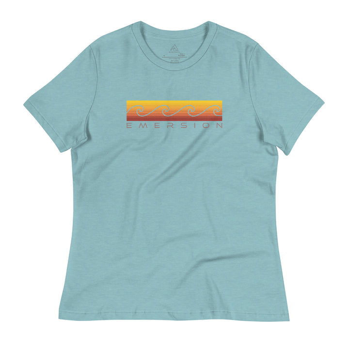 W's Sunset Waves Relaxed Tee